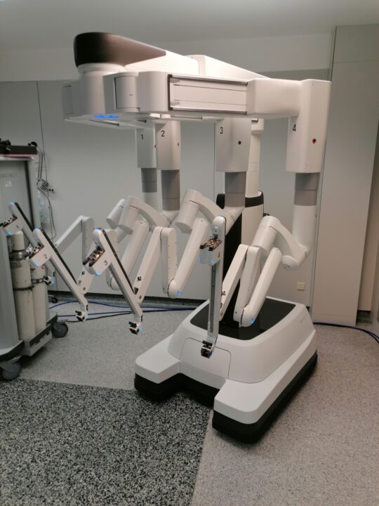 Nieuwe Da Vinci Xi robot in Vitaz, een upgrade van het bestaande chirurgisch robotsysteem