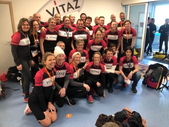 Tria+ team traint voor de marathon van Rotterdam
